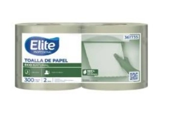 Toalla en Rollo Eco Natural 300m